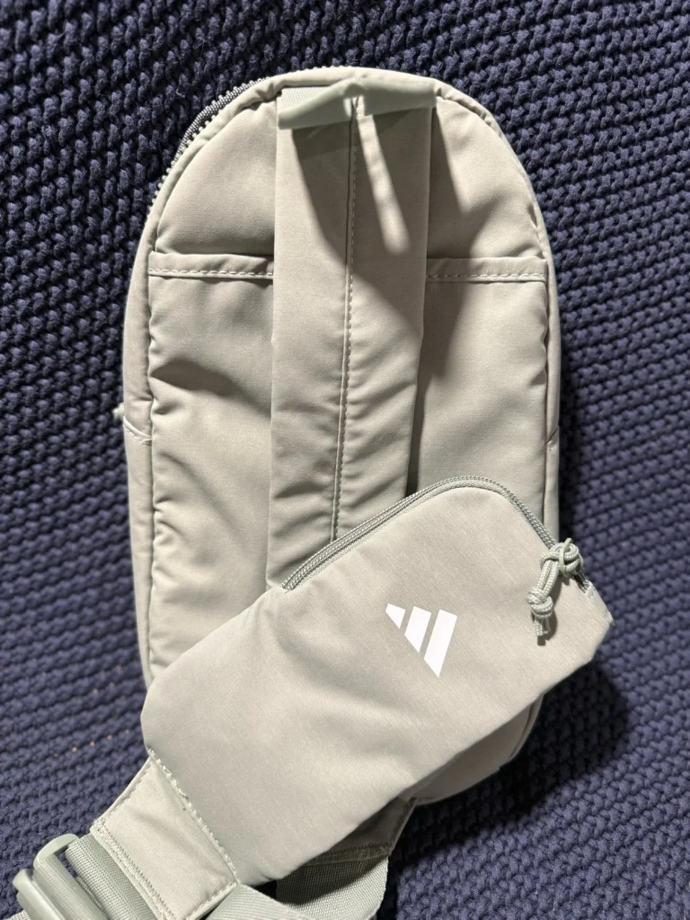 adidas Sage Green Sling Bag like new - Picture 3 of 4